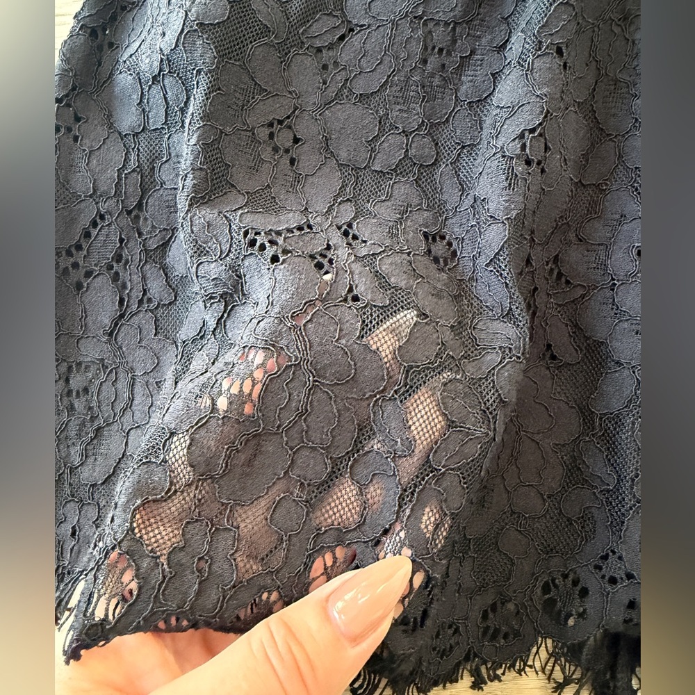 Revolve AFRM Black Lace High Waist Presley Skirt XS - Picture 7 of 8